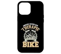 Carcasa para iPhone 12 Pro MAX Andere Gehen Zur Therapie Ich Hab Einfach Mein Bike