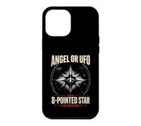 Carcasa para iPhone 12 Pro MAX Ángel o OVNI 8 Estrellas Puntiagudas desclasificado UAP Ezequiel Wheel