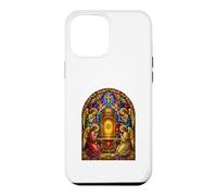 Carcasa para iPhone 12 Pro MAX Ángeles En Sagrado Tabernáculo Catedral Gótica Icono Arte Oración