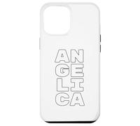 Carcasa para iPhone 12 Pro MAX Angelica Personalized Retro Girls Custom Angelica Name