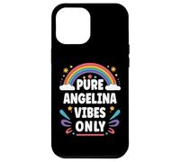Carcasa para iPhone 12 Pro MAX Angelina Vibes Only Cute Retro Girls Angelina Name