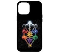 Carcasa para iPhone 12 Pro MAX Árbol de la Cábala Sephiroth Queen Escala Geometría Sagrada Hermética