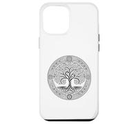 Carcasa para iPhone 12 Pro MAX Árbol de saúco pagano, paganismo, árbol de la Magia, Ogham