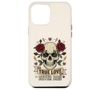 Carcasa para iPhone 12 Pro MAX Arte gótico del Tatuaje de Las Rosas del Amor Verdadero Nunca morirá