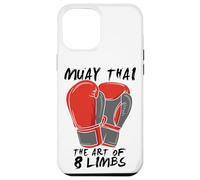 Carcasa para iPhone 12 Pro MAX Artes Marciales Muay Thai El Arte De 8 Miembros Cita Boxeo Tailandés