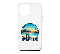 Carcasa para iPhone 12 Pro MAX Aruba Eagle Beach Tropical Sunset Viajes Diseño