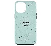 Carcasa para iPhone 12 Pro MAX Astrología de patrón de Signos de Acuario