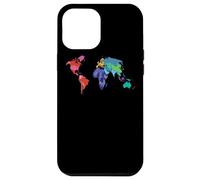 Carcasa para iPhone 12 Pro MAX Atlas de Bandera del país del Mapa del Mundo