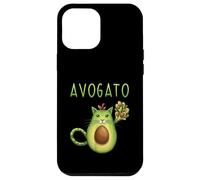Carcasa para iPhone 12 Pro MAX Avogato Cinco De Mayo Regalo Cinco De Meow Avogato Cat Aguacate