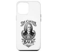 Carcasa para iPhone 12 Pro MAX Bach The Cantor Retrato Barroco Pipe Órgano Música clásica
