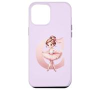 Carcasa para iPhone 12 Pro MAX Bailarina Girl Dancing Name First Letter C Girly Tutu Ballet