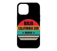 Carcasa para iPhone 12 Pro MAX Baja California Sur México Retro Vintage Baja California Sur