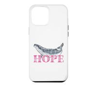 Carcasa para iPhone 12 Pro MAX Ballena jorobada Hope Line Art - Diseño detallado de Ballena