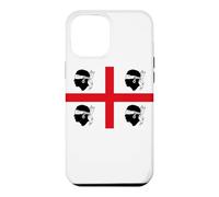 Carcasa para iPhone 12 Pro MAX Bandera de Cerdeña Italia 4 Moros Cerdeña