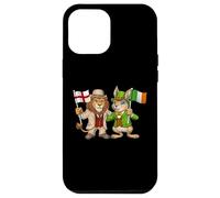 Carcasa para iPhone 12 Pro MAX Bandera de Inglaterra e Irlanda Raíces inglesas Reino Unido