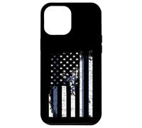 Carcasa para iPhone 12 Pro MAX Bandera de Israel Envejecido, Encima, Bandera Americana