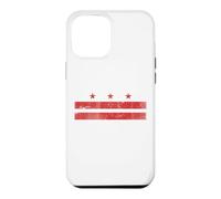 Carcasa para iPhone 12 Pro MAX Bandera de Washington D.C. Vintage desgastada