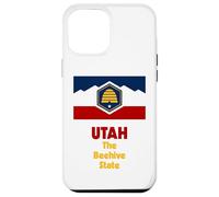 Carcasa para iPhone 12 Pro MAX Bandera del Estado de Utah Pride Beehive State Flag Salt Lake City Souvenir