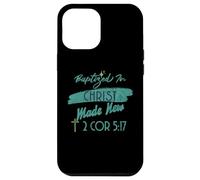 Carcasa para iPhone 12 Pro MAX Bautismo Cristiano Verso Bautizado en Cristo