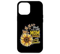 Carcasa para iPhone 12 Pro MAX Bendecidos de ser llamados Mamá y Abuela Sunflower Día de la Madre