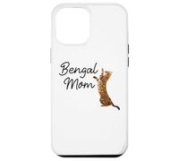 Carcasa para iPhone 12 Pro MAX Bengal Cat Mom I Mama Family Pet Friend for Men Women
