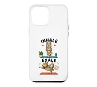 Carcasa para iPhone 12 Pro MAX Berger Picard Haciendo Yoga inhalar - exale DIGOR Divertido
