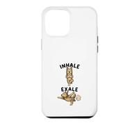 Carcasa para iPhone 12 Pro MAX Berger Picard practicando Yoga inhalar - exale DIGOR Divertido