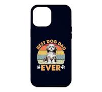Carcasa para iPhone 12 Pro MAX Best Cavachon Dog Dad Ever Funny Retro Pet Owner & Lover
