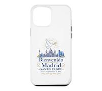 Carcasa para iPhone 12 Pro MAX Bienvenido a Madrid Santo Padre 2026 Paloma de Paz Católico