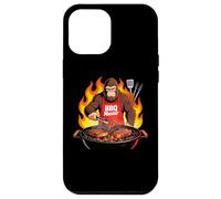 Carcasa para iPhone 12 Pro MAX Bigfoot Cooking Grill BBQ Funny Gift Bigfoot