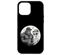 Carcasa para iPhone 12 Pro MAX Bigfoot Sasquatch Alien Love Mano Signo Cryptid