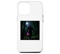 Carcasa para iPhone 12 Pro MAX Bigfoot Sasquatch Breast Cancer Awareness Pink Ribbon