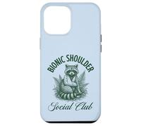 Carcasa para iPhone 12 Pro MAX Bionic Shoulder Social Club Raccoon Lesiones Recuperación Divertido