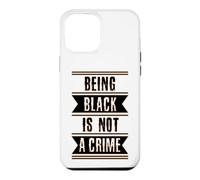 Carcasa para iPhone 12 Pro MAX Black History Gift Ser Black is Not a Crime End Racism
