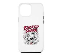 Carcasa para iPhone 12 Pro MAX Blacktip Shark Hello Sharky Atacando Océano