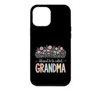 Carcasa para iPhone 12 Pro MAX Blessed To Be Called Grandma Diseño Floral