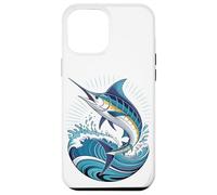 Carcasa para iPhone 12 Pro MAX Blue Marlin Ocean Graphic Fishing