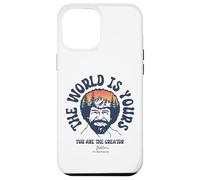 Carcasa para iPhone 12 Pro MAX Bob Ross The World Is Yours