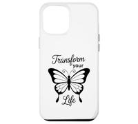 Carcasa para iPhone 12 Pro MAX Bonita Mariposa Minimalista Que transforma y Cambia tu Vida