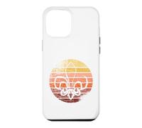 Carcasa para iPhone 12 Pro MAX Bonito diseño Retro Vintage de Lirios Scout