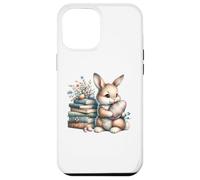 Carcasa para iPhone 12 Pro MAX Bookish Easter Bunny Reading Book Every Bunny Loves to Read