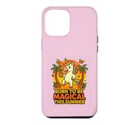 Carcasa para iPhone 12 Pro MAX Born to Be Magical Summer Vibes Piña Unicornio