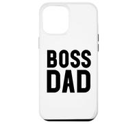 Carcasa para iPhone 12 Pro MAX Boss Dad Men Dad Boss Hombre Papa Bossy Daddy Boss Father