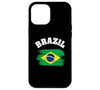 Carcasa para iPhone 12 Pro MAX Brazil National Flag Country Pride Roots Vintage Gift
