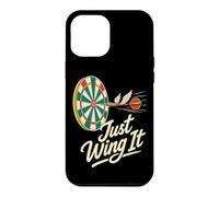 Carcasa para iPhone 12 Pro MAX Broma de Dardos voladores de Just Wing It Darts League