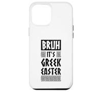 Carcasa para iPhone 12 Pro MAX Bruh It Is Gr aster Ortodoxa Pascua Bandera de Grecia Griega