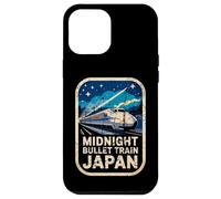 Carcasa para iPhone 12 Pro MAX Bullet Train Japón Midnight Shinkansen Retro Anime Sovenir