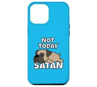 Carcasa para iPhone 12 Pro MAX Bullmastiff Perro Perezoso Not Today Satan