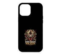 Carcasa para iPhone 12 Pro MAX Burn Bright Bow Never Norse Dragon Viking Runes