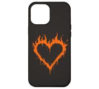 Carcasa para iPhone 12 Pro MAX Burning Heart Y2K Grunge